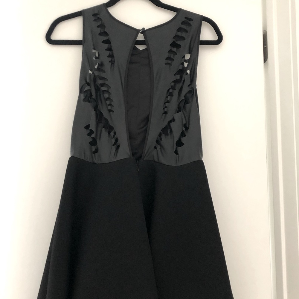 Keepsake the Label leather back little black dress